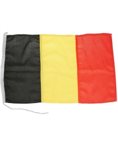Belgische vlag boot 20 x 30cm