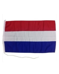 Nederlandse vlag boot 50 x 75cm